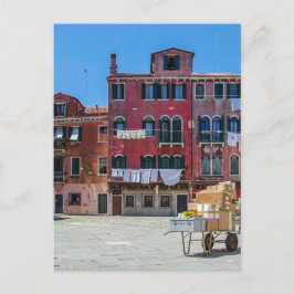 Kart med lådor i Venedig Vykort