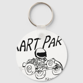 Kart Party Black Logotyp Nyckelring