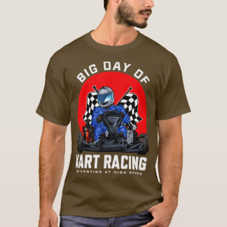 Kart Tävla GoKart Racer Gokart Racetrack Tävling T Shirt
