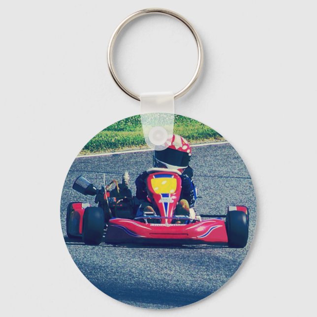 Kart Tävla Nyckelring (Framsida)