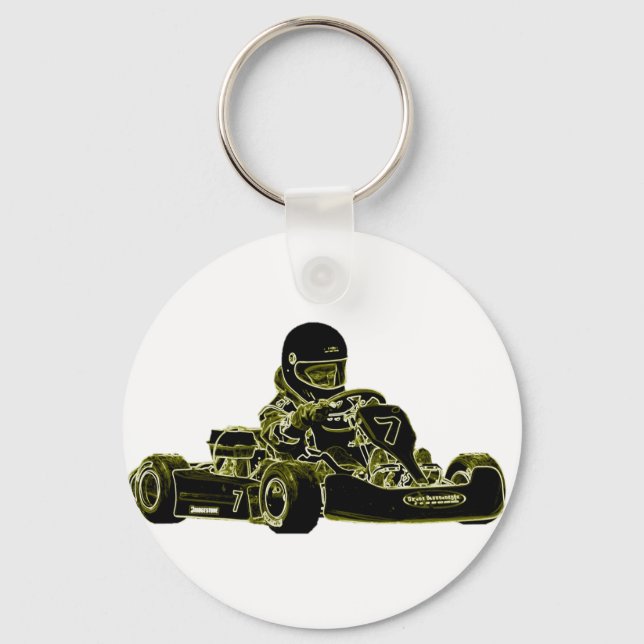 Kart Tävla Nyckelring (Framsida)
