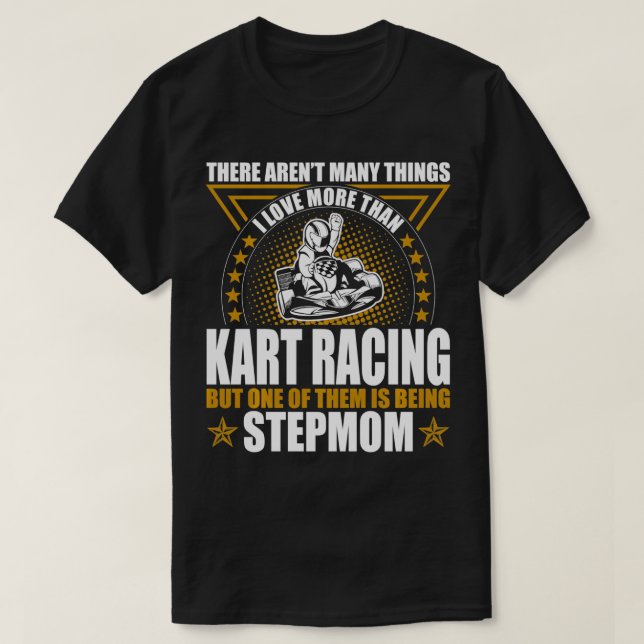 Kart Tävla Stepmamma Mors dag Outrs Gift T Shirt (Design framsida)