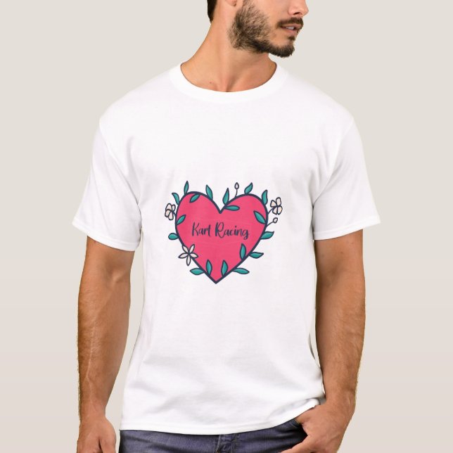 Kart Tävla T- T Shirt (Framsida)