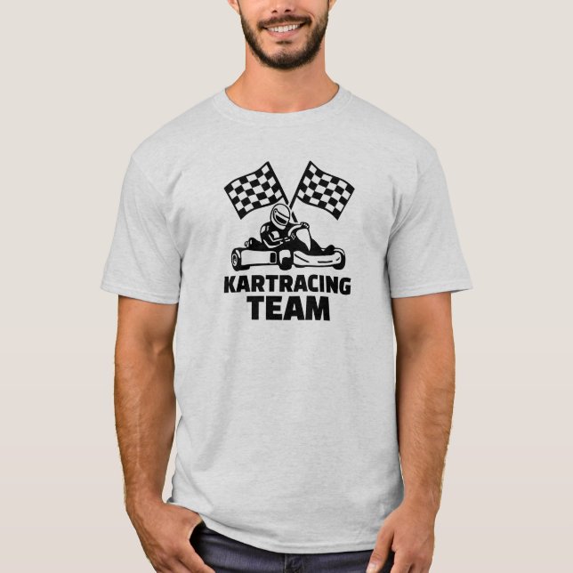 Kart tävla team t-shirt (Framsida)