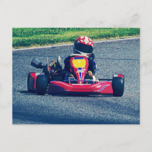 Kart Tävla Vykort