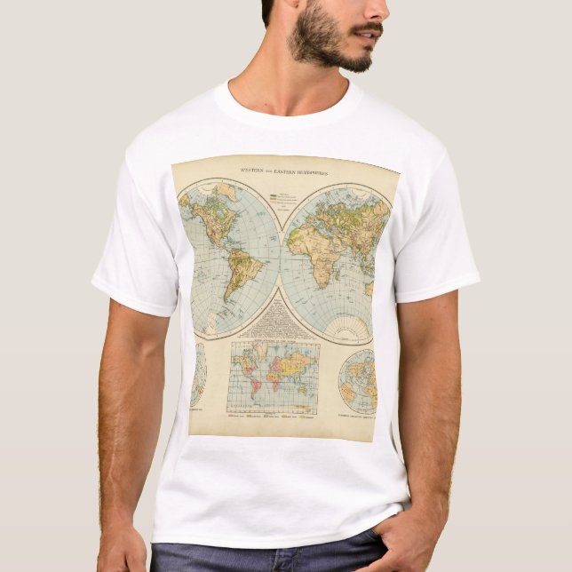 Karta 32 för gammal värld t-shirt (Framsida)