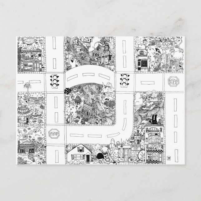 Karta 3 av 4 vykort (Framsida)