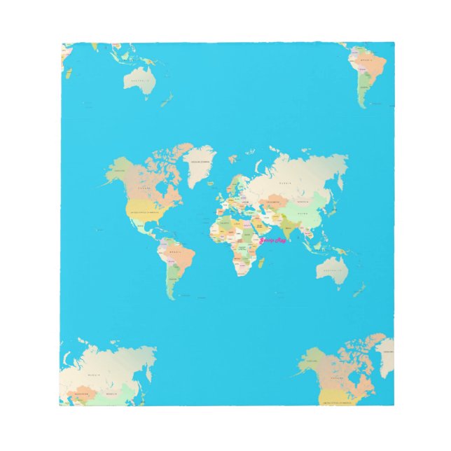 karta anteckningsblock (Framsida)