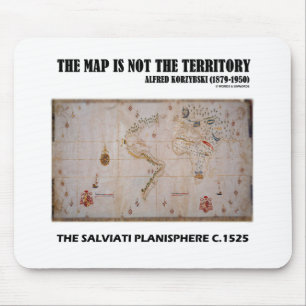 Karta är inte området Salviati Planisphere Musmatta