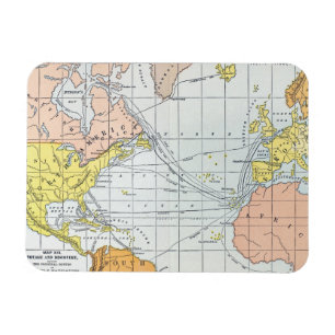 KARTA: ATLANTISKA RESOR MAGNET