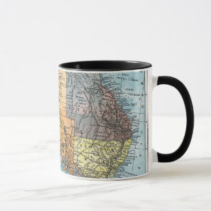 KARTA: AUSTRALIEN c1890 Mugg