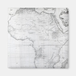 Karta av afrikan magnet