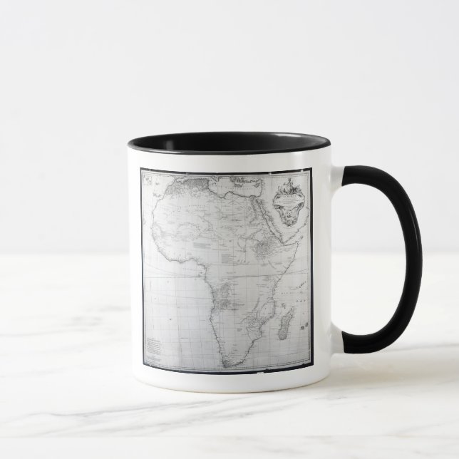 Karta av afrikan mugg (Höger)