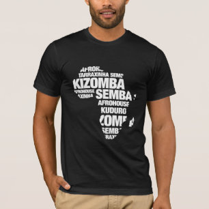 Karta av afrikansk dans tee