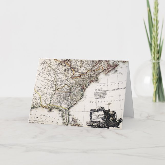 KARTA AV AMERIKA, 1809 HELGKORT (Framsida)