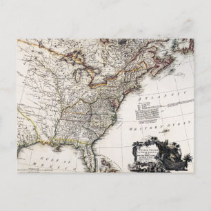 KARTA AV AMERIKA, 1809 VYKORT