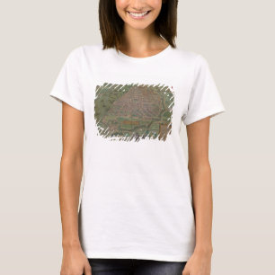 Karta av Antwerp, från "Civitates Orbis Terrarum" T-shirt