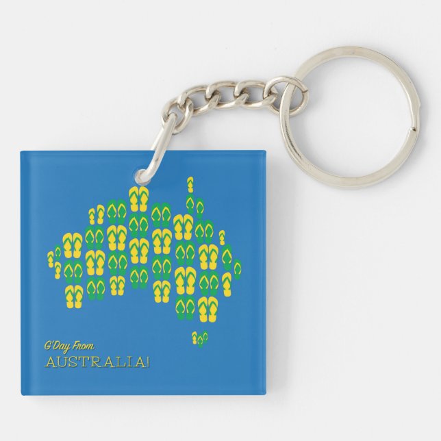 Karta av Aussie thongs (Baksidan)