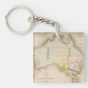 Karta av Australien & nyazeeländskt