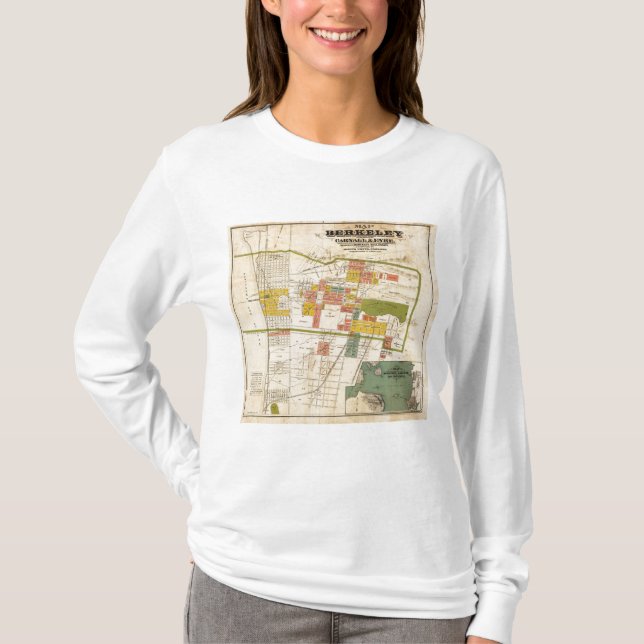 Karta av Berkeley T-shirt (Framsida)