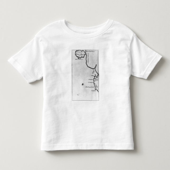 Karta av Brobdingnag Tee Shirt (Framsida)