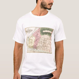 Karta av Charleston, West Virginia T Shirt