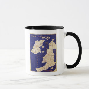 Karta av de brittiska islesna, från 'Geographia Mugg