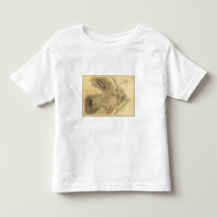 Karta av delen av ön av Hawaii T Shirt