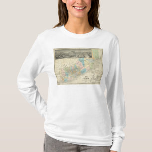 Karta av delstaten Kalifornien T Shirt