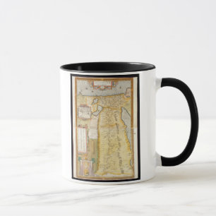 Karta av den forntida egyptenen, 1584 mugg