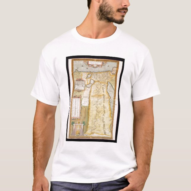 Karta av den forntida egyptenen, 1584 tee (Framsida)