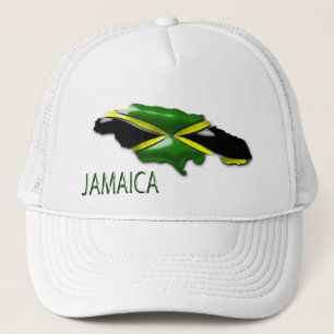 Karta av den Jamaica truckerkepsen Keps