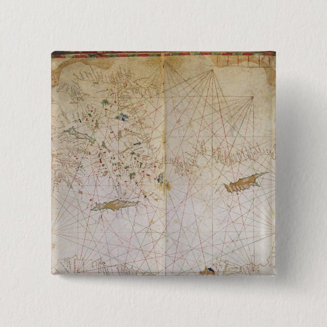 Karta av den medelhavs- östran knapp (Framsida)