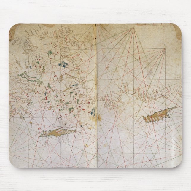 Karta av den medelhavs- östran musmatta (Framsidan)