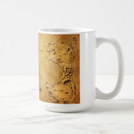 Karta av Destin Kaffemugg