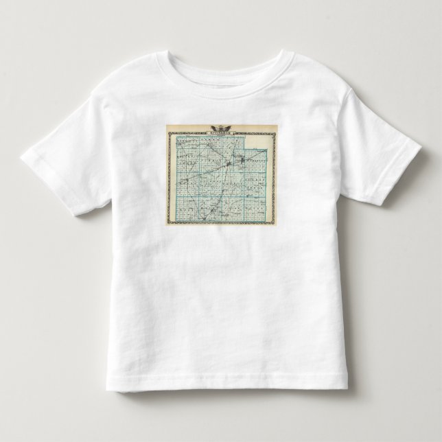 Karta av Effingham County T-shirt (Framsida)