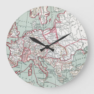 KARTA AV EUROPA, 12:eÅRHUNDRADE Stor Klocka