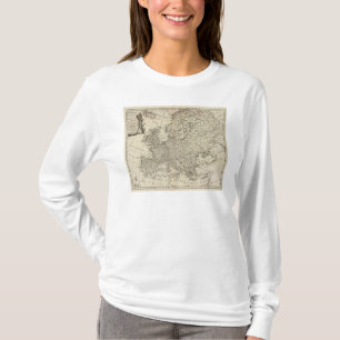 Karta av Europa 3 T-shirt
