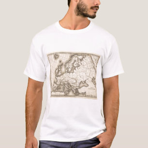 Karta av Europa T Shirt
