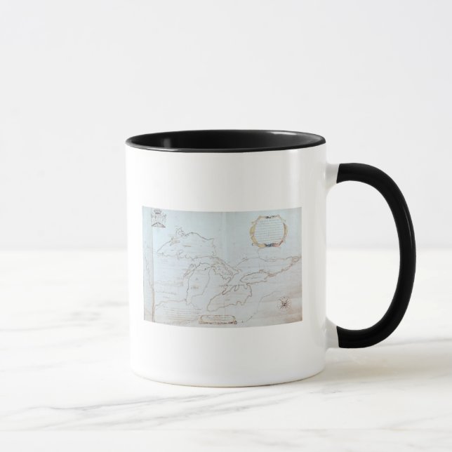Karta av Greaten Lakes Mugg (Höger)