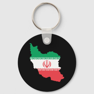 Karta av Iran Nyckelring
