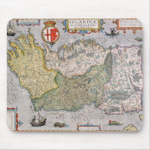 Karta av Irland Musmatta