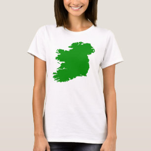 Karta av Irland Tee