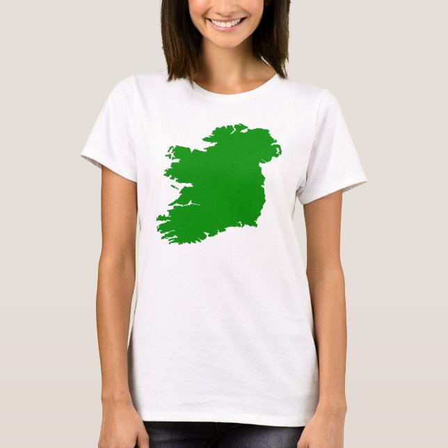 Karta av Irland Tee (Framsida)