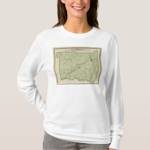 Karta av Jackson County Tee Shirt