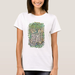 Karta av La Rochelle, från 'Civitates Orbis Tee