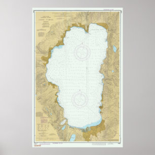 Karta av Lake Tahoe (1987) Poster