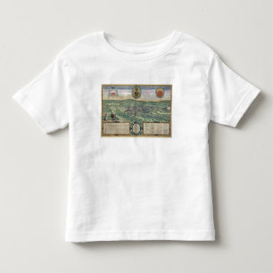 Karta av Liege, från "Civitates Orbis Terrarum" T Shirt