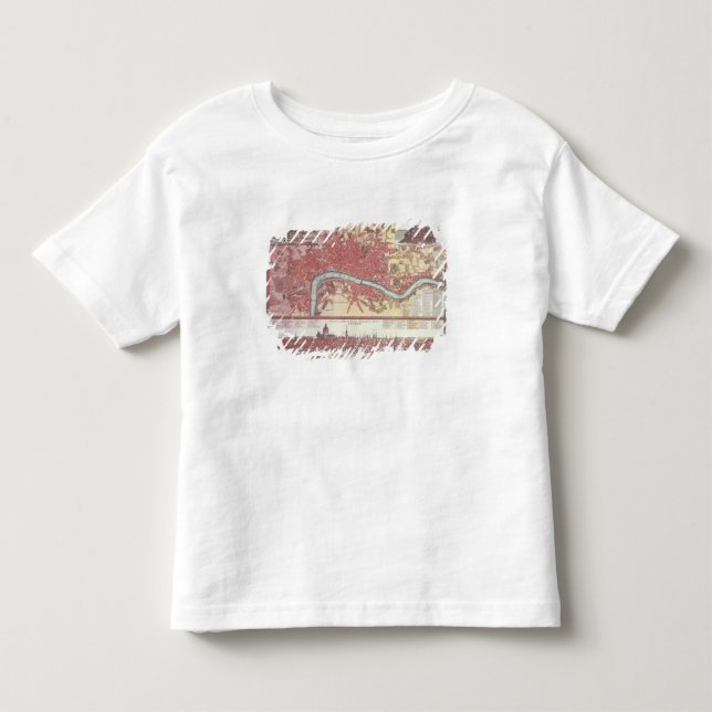 Karta av London T-shirt (Framsida)