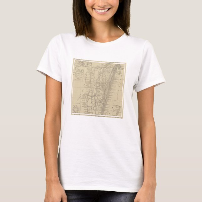 Karta av Madagascar T Shirt (Framsida)